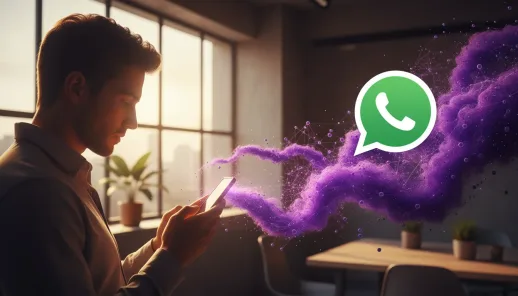 Chatbot para WhatsApp com IA — visualização conceitual
