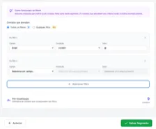 Criando segmento dinâmico