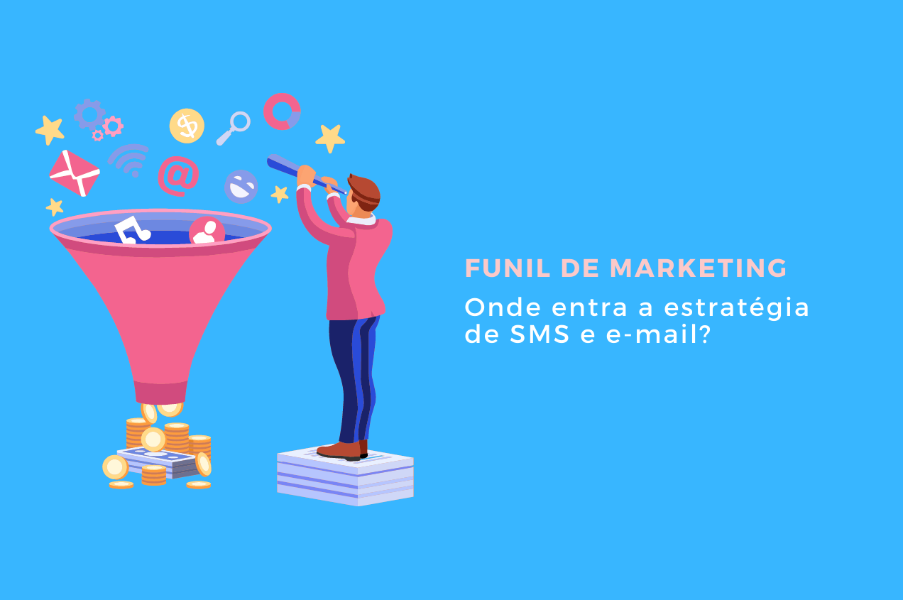 Funil de marketing: onde entra a estratégia de SMS e E-mail Marketing?
