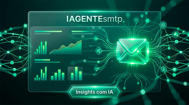 Insights de IA no email transacional: como a IAGENTE analisa seus envios automaticamente