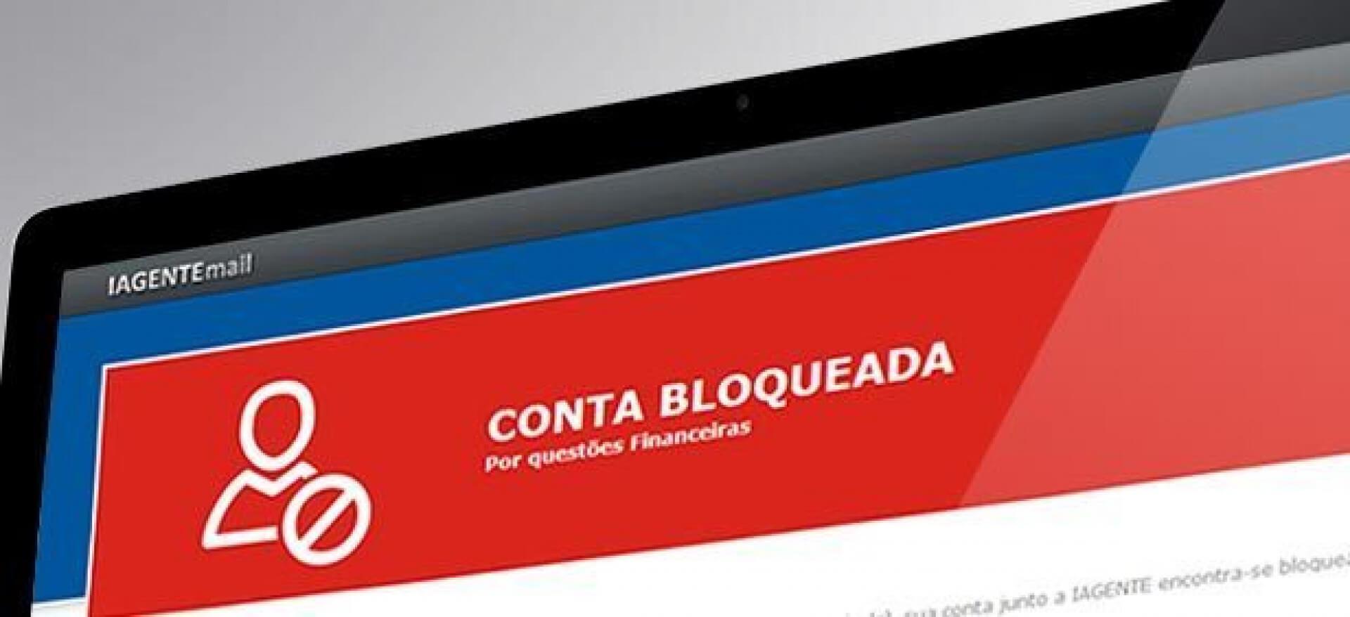 Telas de Bloqueio no IAGENTEmail