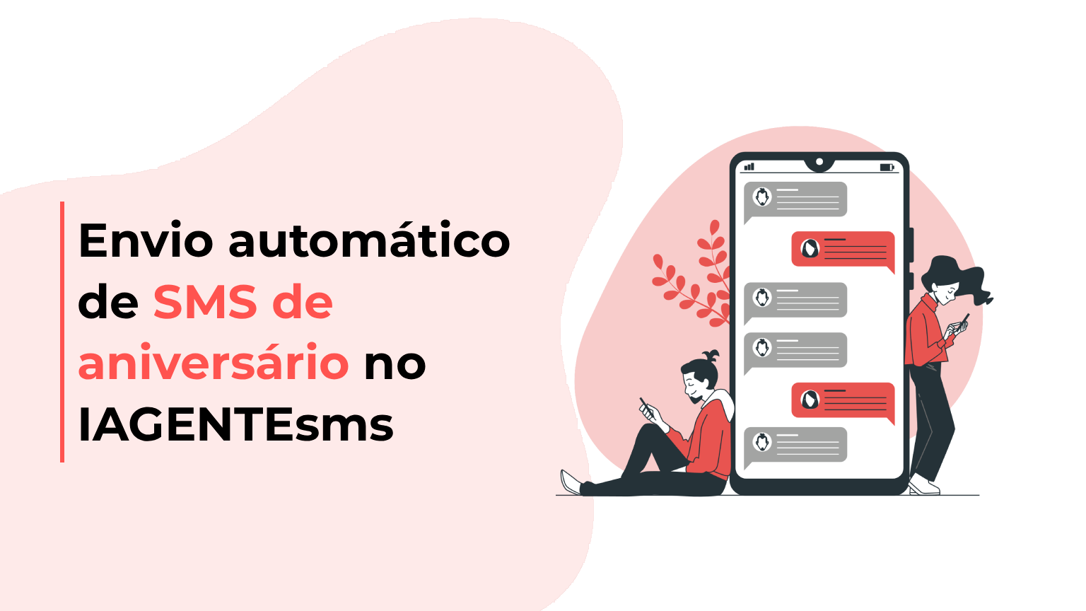 Envio automático de SMS de aniversário no IAGENTEsms