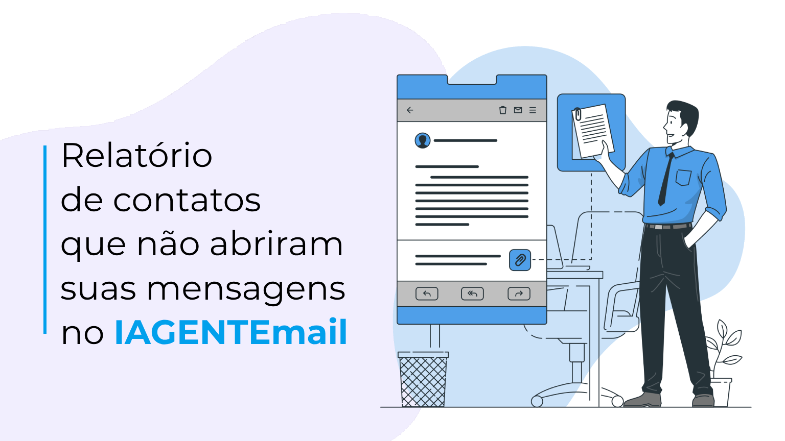 Relatório de contatos que não abriram suas mensagens no IAGENTEmail