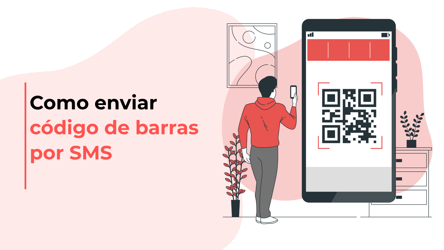 Como enviar código de barras por SMS