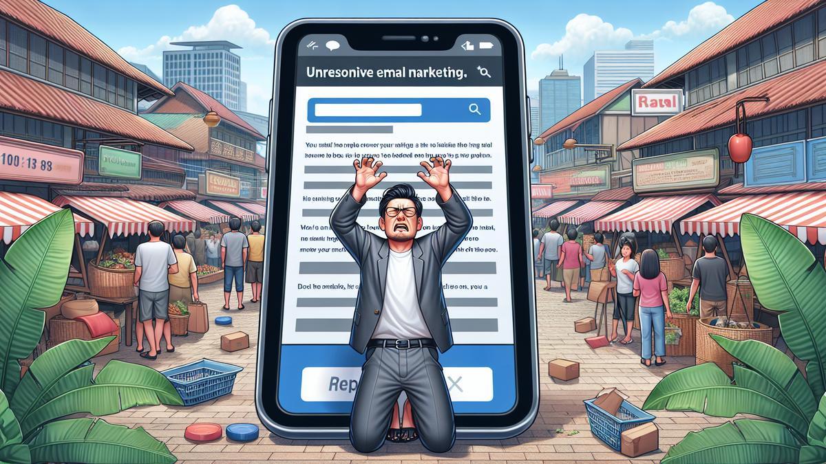 Design não responsivo: garanta leitura em celular erros comuns em e-mail marketing